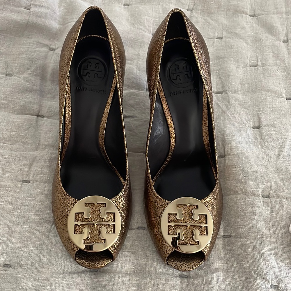 Tory Burch open-toe wedge heels